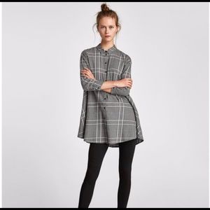 CHECKED MINI DRESS